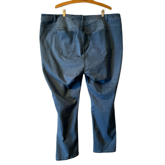 Soft Surroundings Womens Denim Skinny Jeans Zip Fly Light Wash 5 Pocket Size 22W - Picture 3 of 11